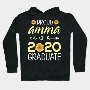 Sunflowers Proud Amma Of A 2020 Graduate Senior Student Happy Class Of School Last Day Of School Hoodie